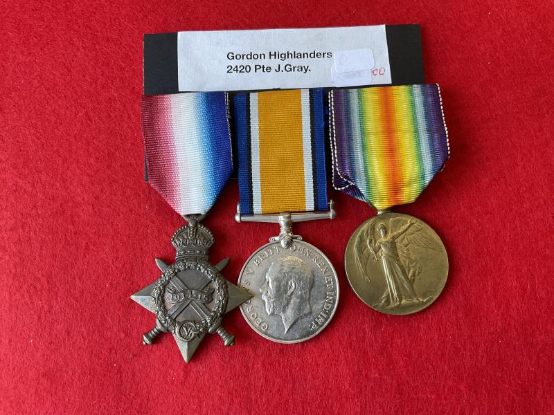 Medals 1914-15 Trio