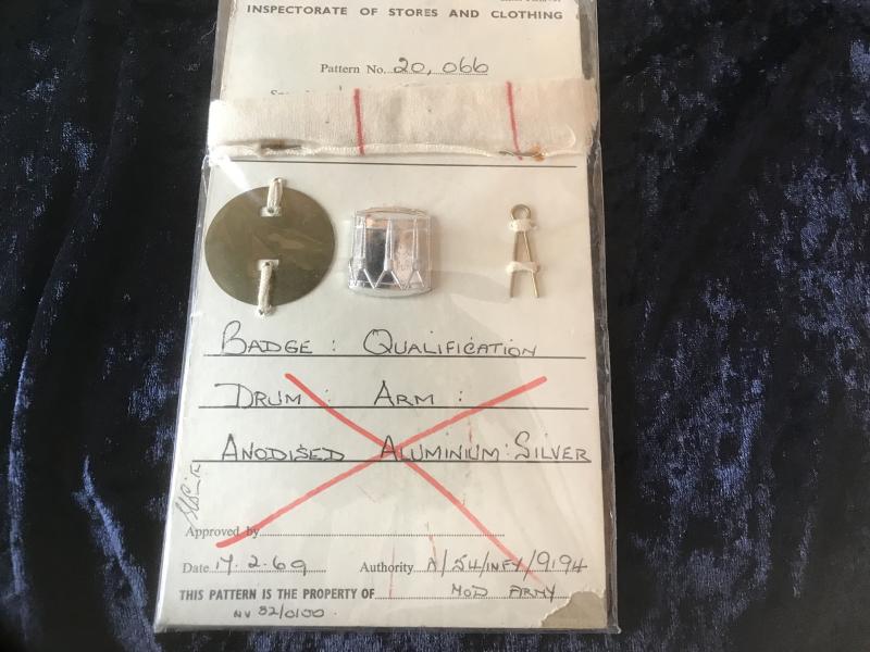 Sample Drum Arm badge